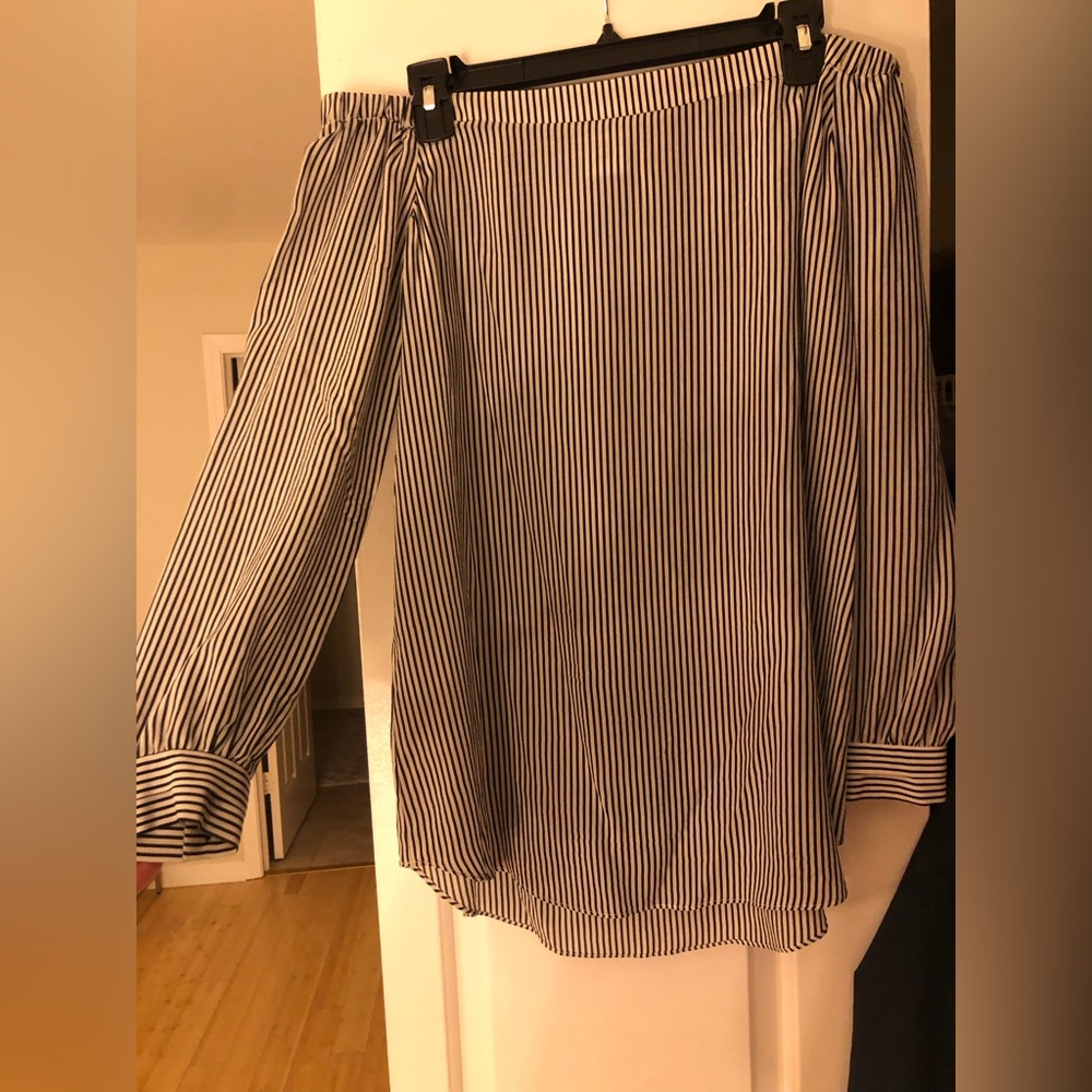 Off the shoulder. Cabi blouse.